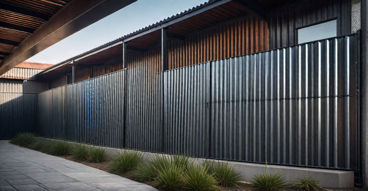 Durability and Longevity: Galvanized Corrugated Metal Fencing