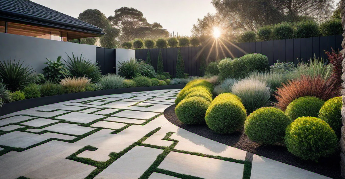 Enhancing Landscapes: Breeze Block Garden Paving