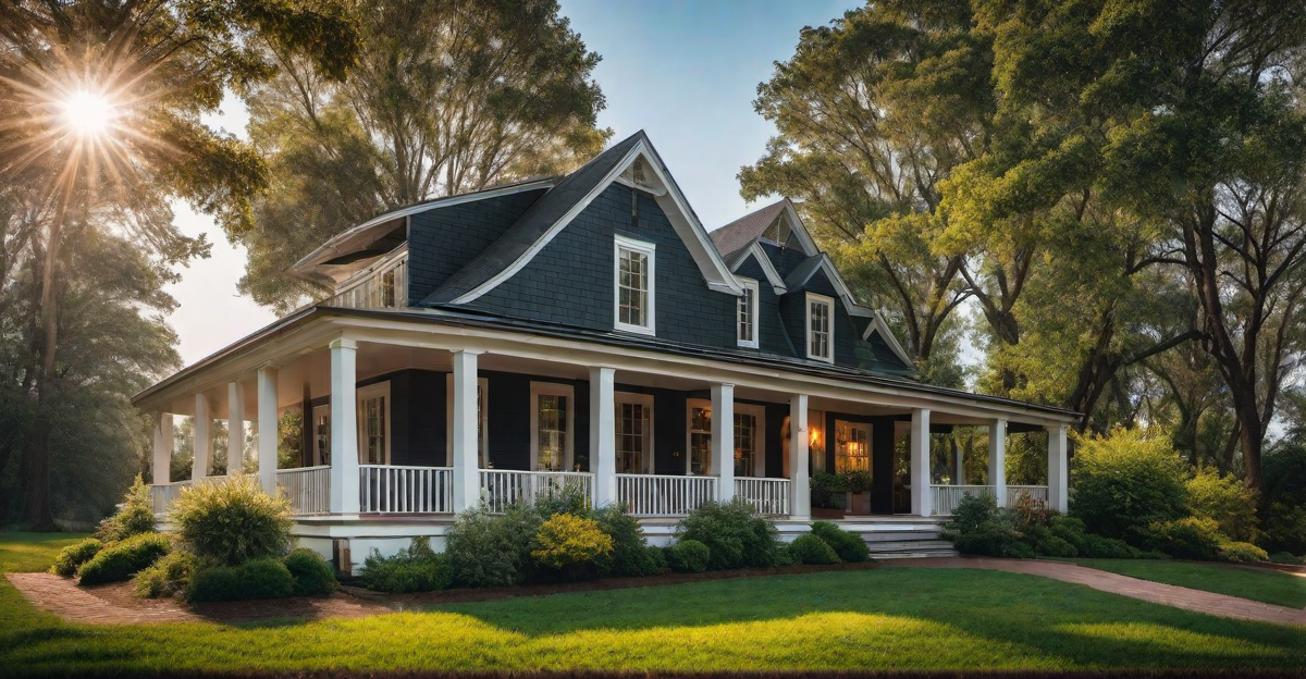 Farmhouse Chic: Stylish and Comfortable Front Porch Design