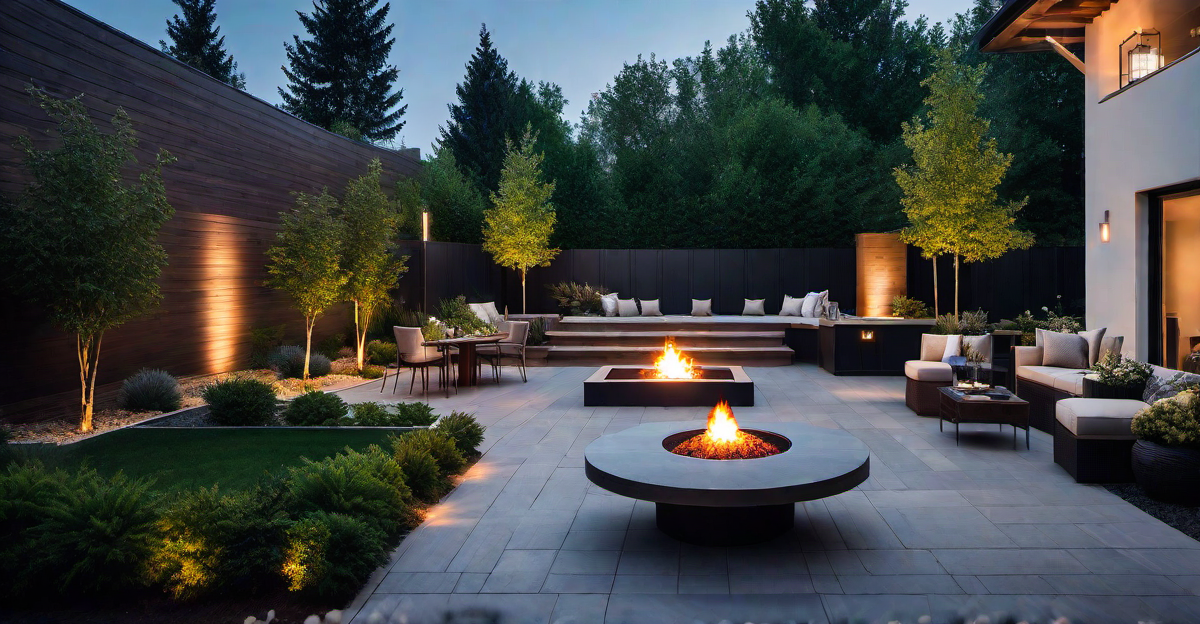 Fire Pit Gathering: Warm and Inviting Social Space