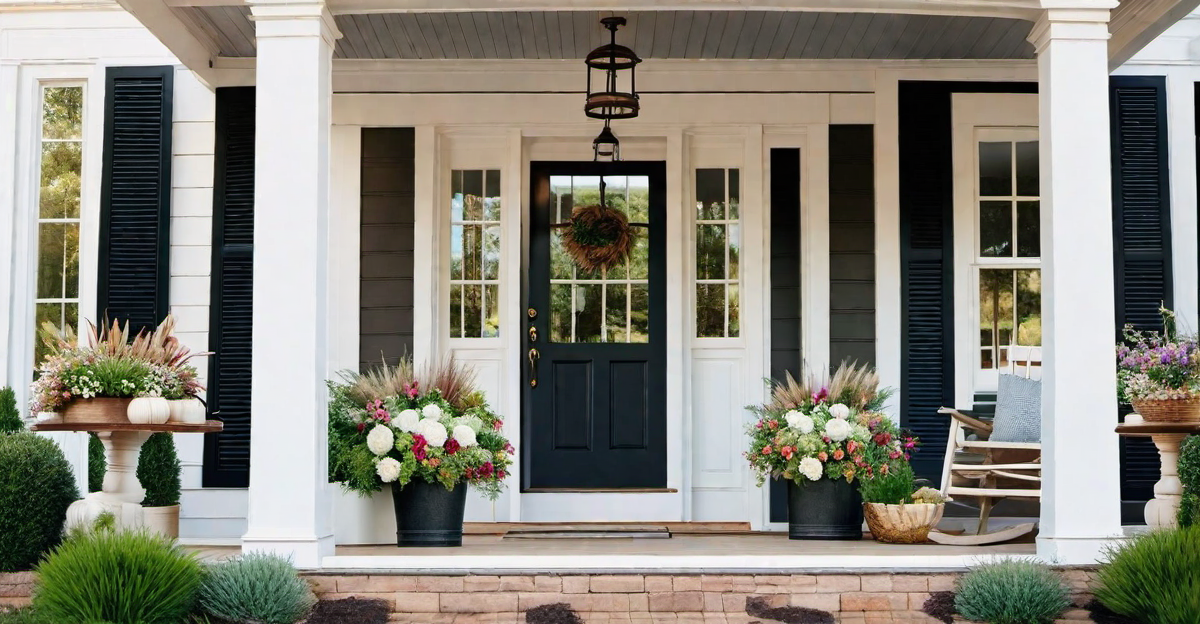 Front Porch Welcome: Creating a Charming Entry for a Small Farmhouse
