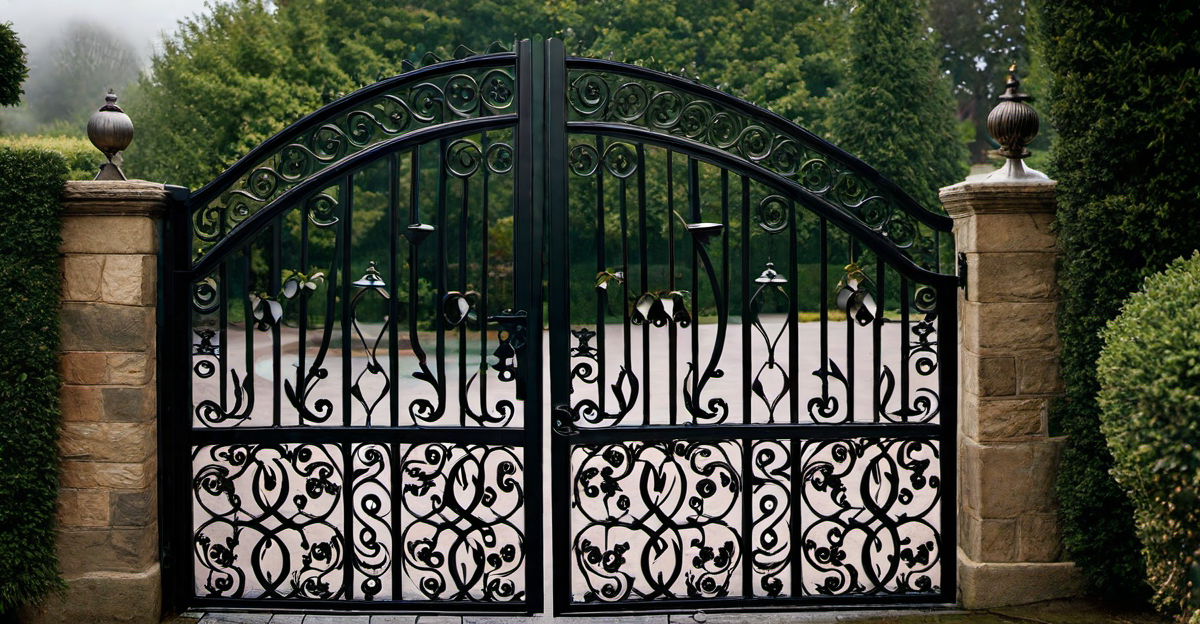 Garden Gates: Charming Iron and Metal Designs for Outdoor Spaces