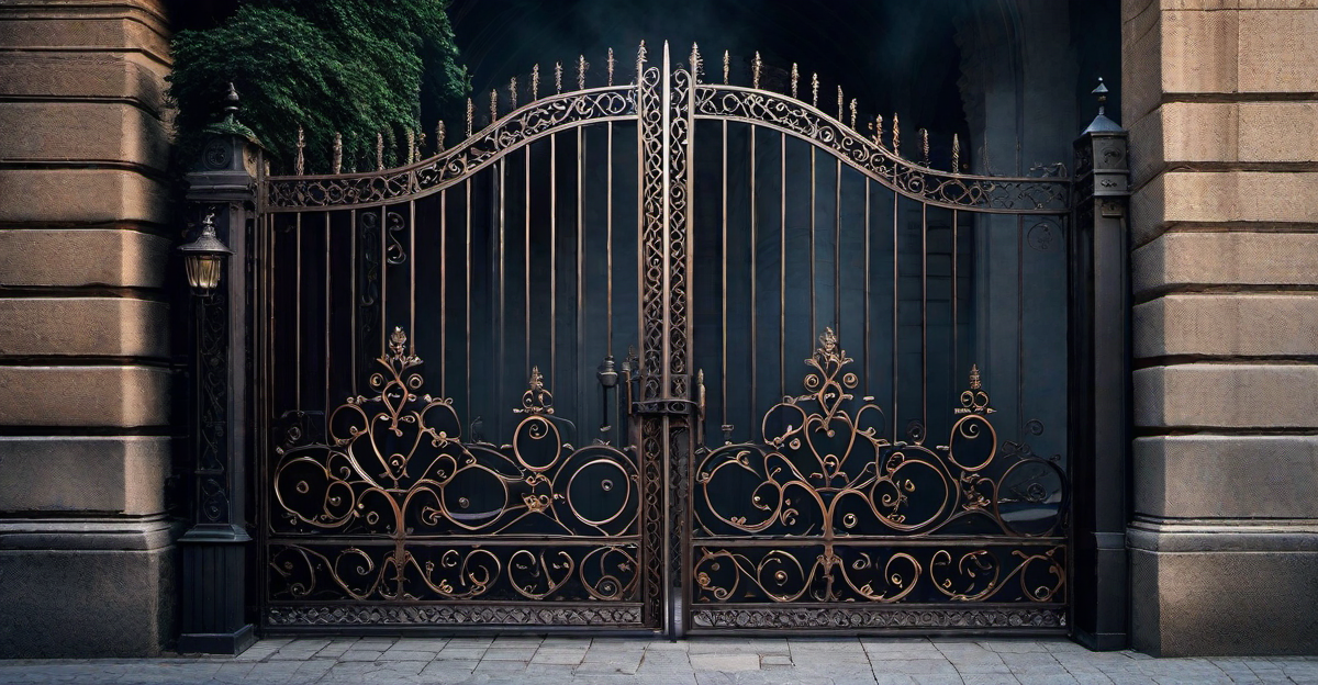 Gate of Time: Antique Metal and Iron Gate Designs with Historical Significance