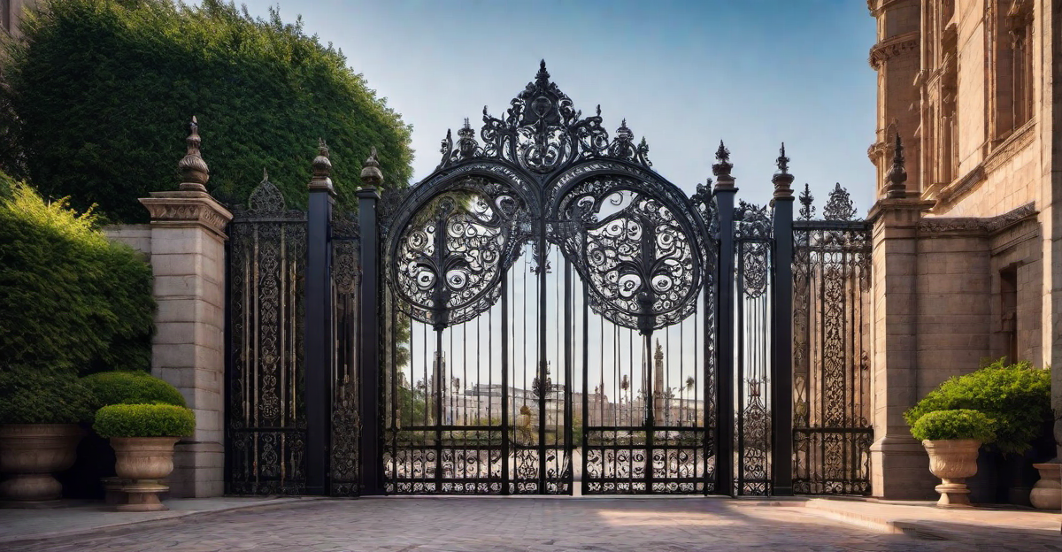 Gothic Grandeur: Dramatic Iron and Metal Gates for Statement Entries