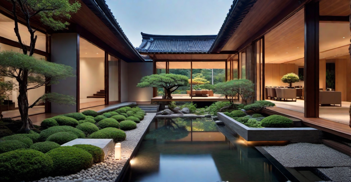 Harmony with Nature: Incorporating Indoor Gardens and Courtyards