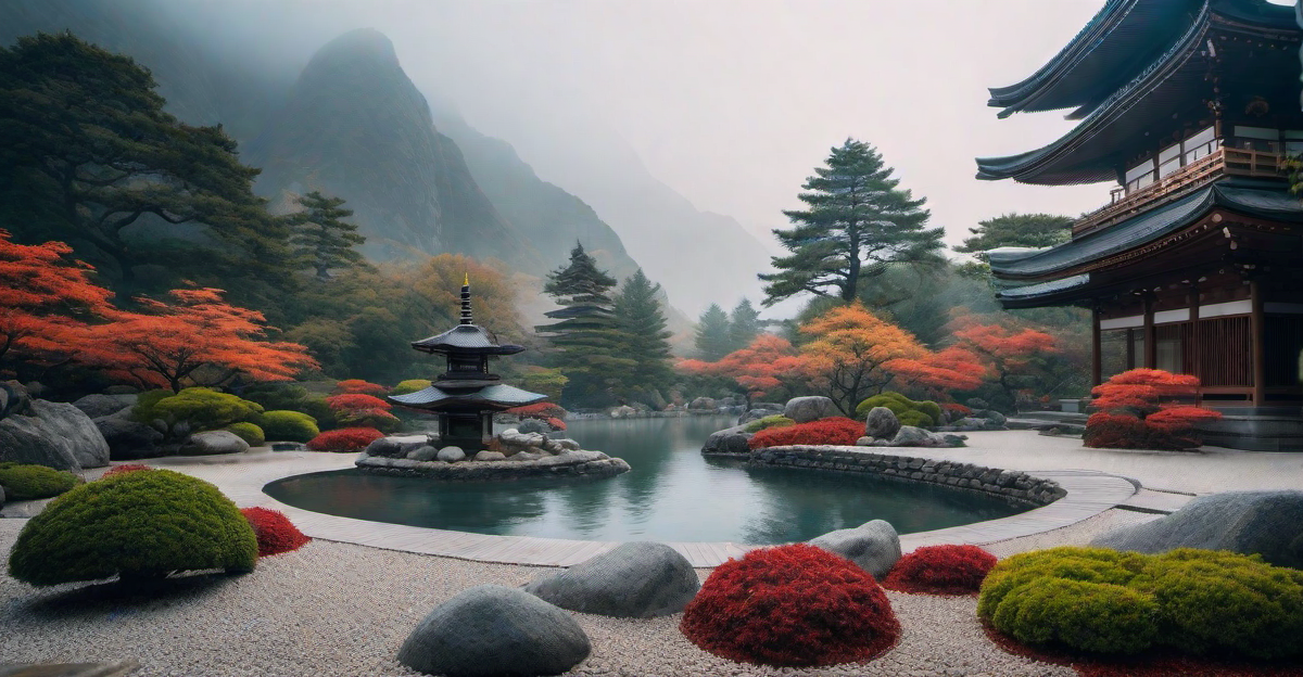 Japanese Rock Garden: Using Pebbles for a Meditative Space