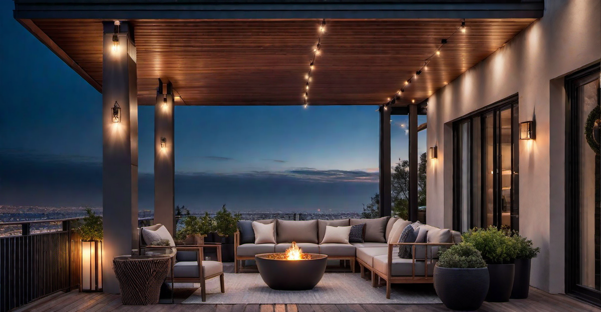 Lighting Matters: Illuminating Small House Roof Decks for Nighttime Ambiance