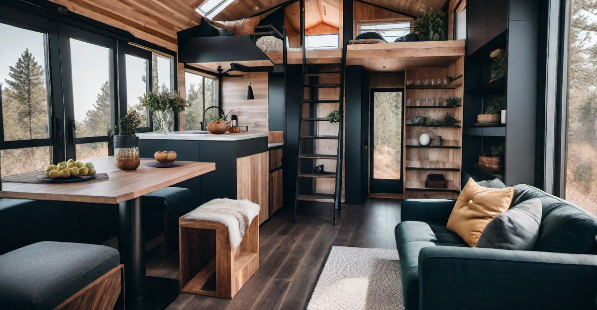 Loft Living: Utilizing Vertical Space in Tiny Homes