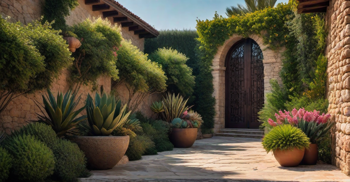 Mediterranean Inspiration: Infusing Wall Landscaping with Warmth and Texture