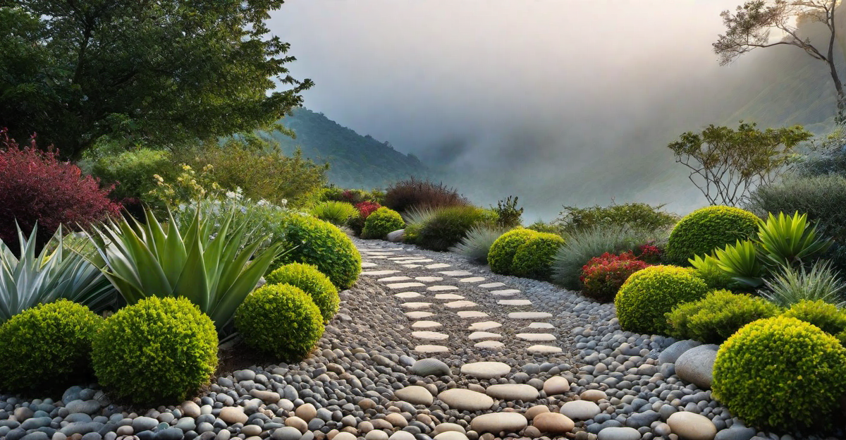 Pebble Accents: Adding Texture and Contrast to Gardens