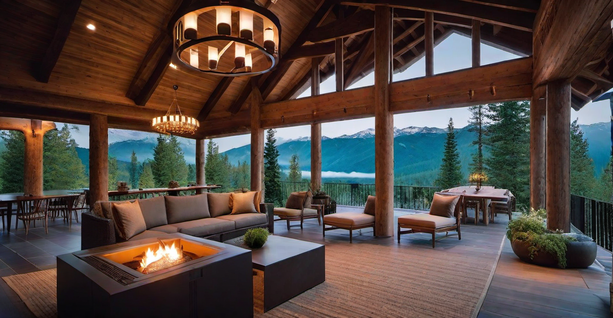 Rustic Charm: Mountain Cabin in the Woods