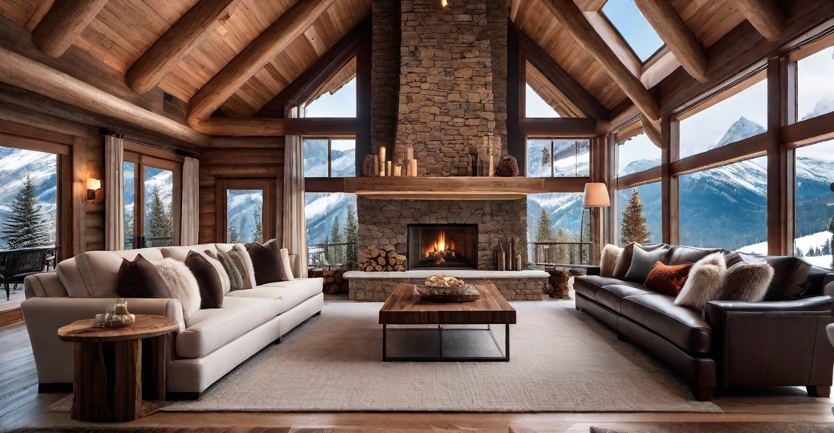 Ski Lodge Elegance: Mountain Vacation Home