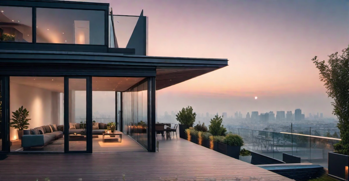 Skyline Views: Enhancing Small House Designs with Rooftop Terraces