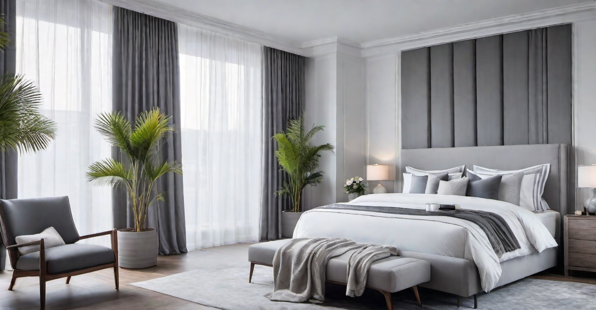 The Allure of Grey and White Color Scheme in Bedroom Design