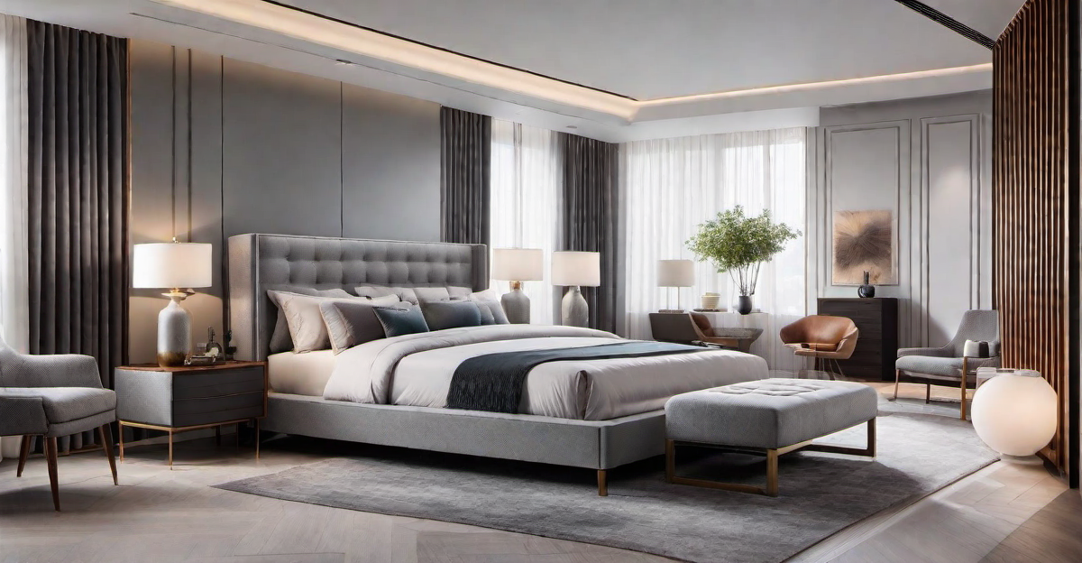The Timeless Appeal of Grey Upholstered Bed in Bedroom Design