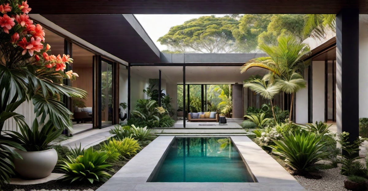 Tropical Gardens and Courtyards: Bringing Nature into the Home
