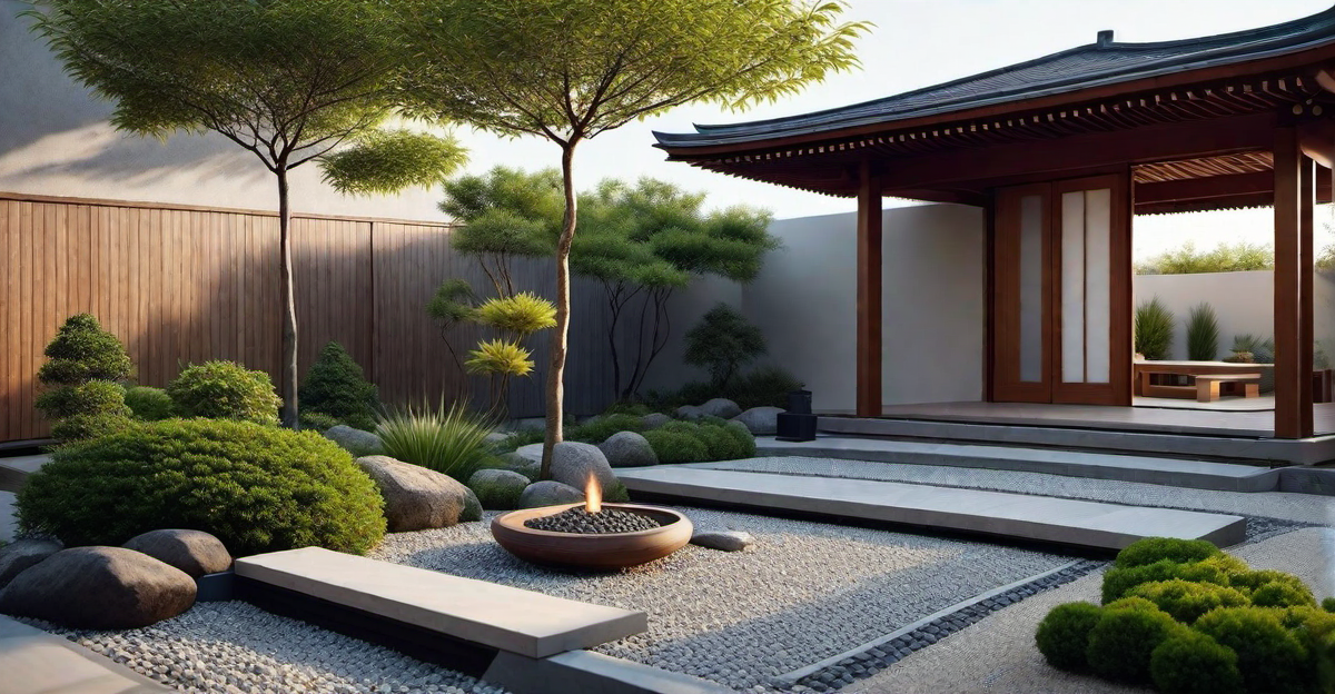 Zen Garden: Tranquil Patio with Japanese Influences