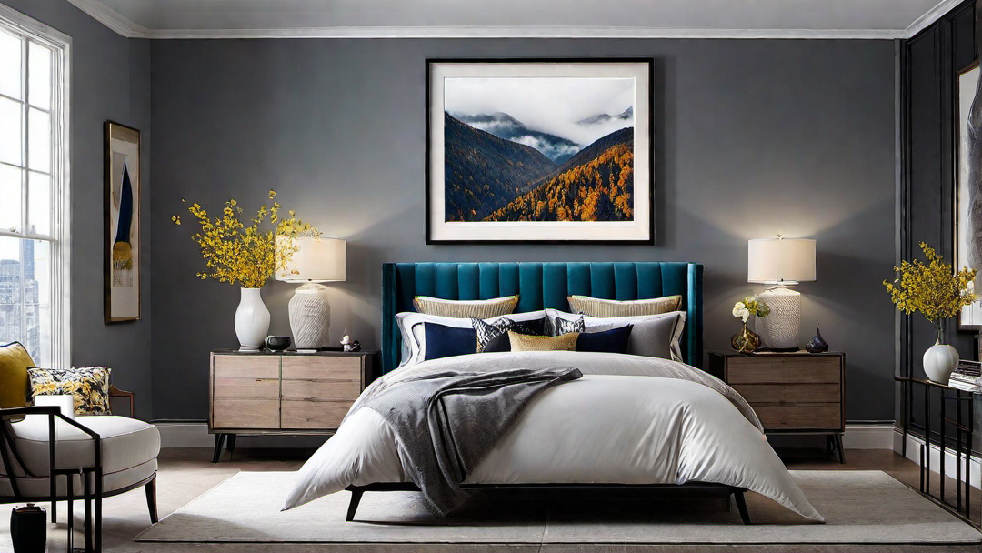 Artistic Flair: Gallery Wall in the Bedroom