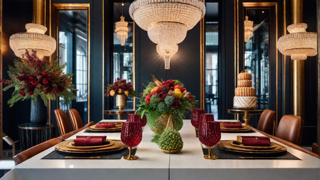 Glamorous Gathering: Elegant Eclectic Kitchen Setting