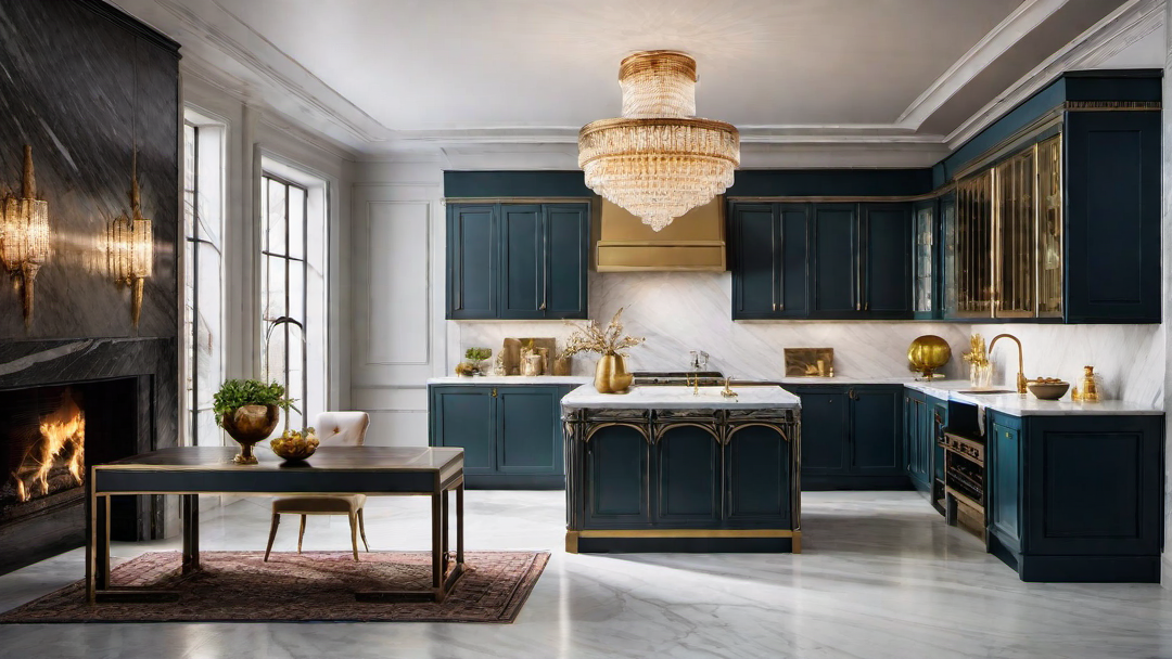 Luxurious Eclecticism: Opulent Features in Kitchen Design