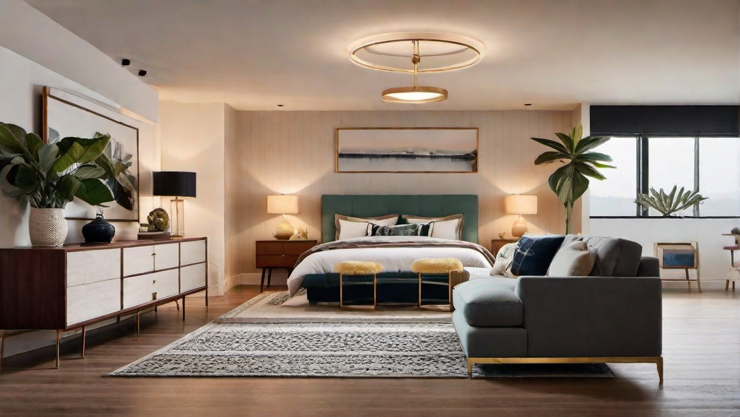 Mid-Century Modern Bedroom with Retro Vibes
