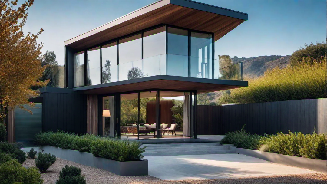 Privacy Matters: Modern Exterior House with Thoughtful Screening