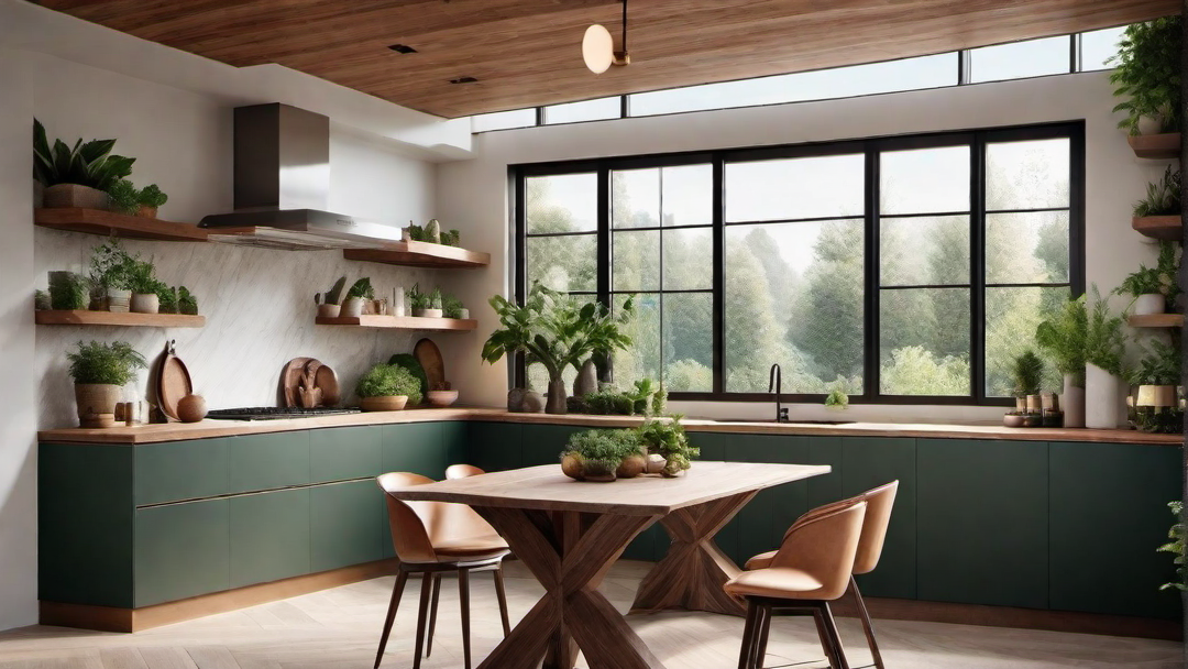 Scenic Serenity: Nature-Inspired Elements in Kitchen