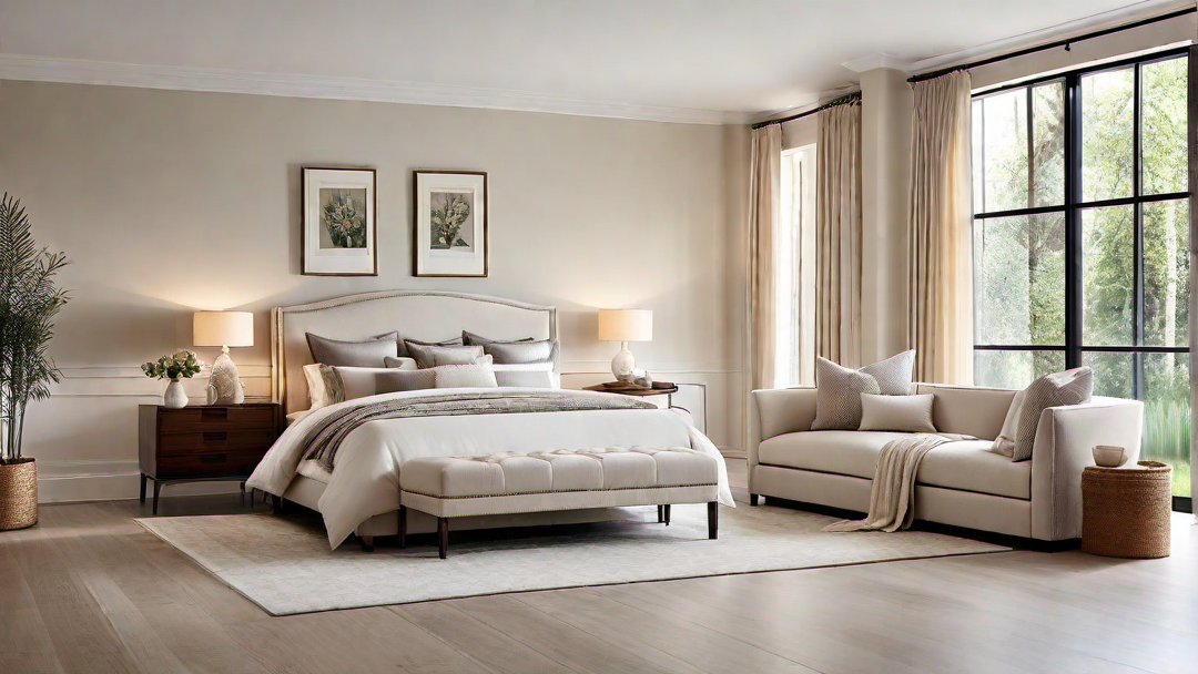 Soothing Neutrals: Beige and Cream Bedroom Palette