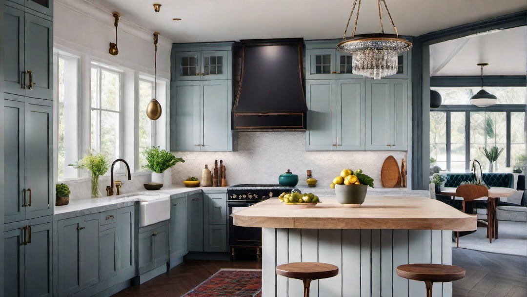 Traditional with a Twist: Classic Elements in Eclectic Kitchen