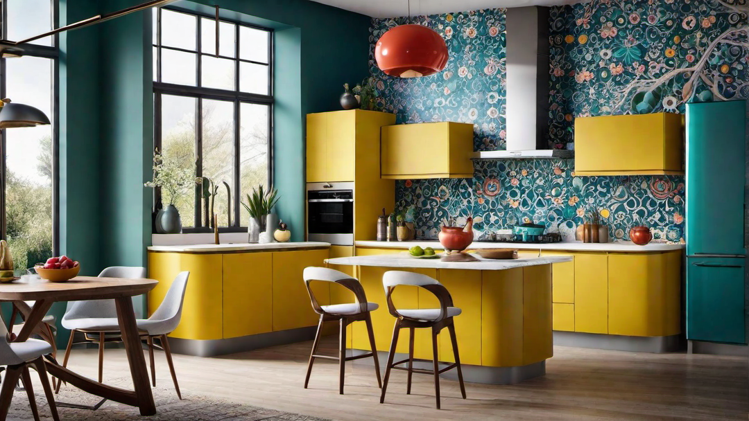 Whimsical Wonderland: Playful Accents in Eclectic Kitchen