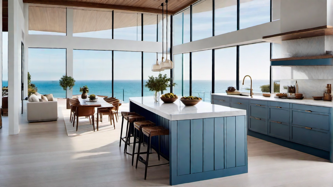 Sleek and Contemporary: Modern Coastal Kitchen Design