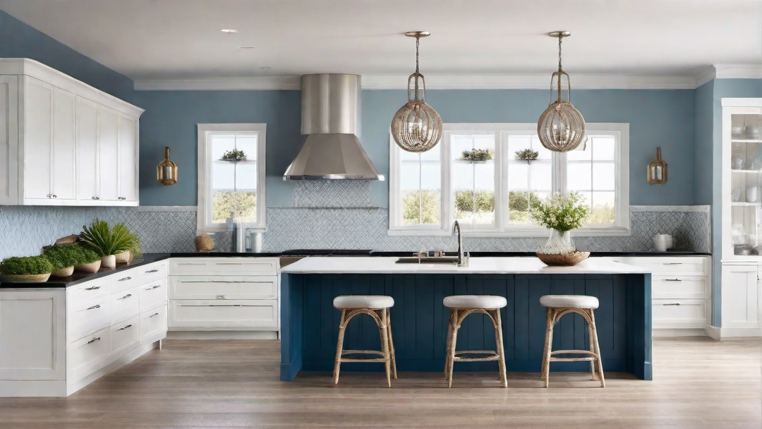 Family Friendly: Durable Materials in Coastal Kitchen