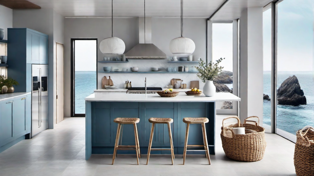 Oceanic Inspiration: Coastal Influence in a Scandinavian Kitchen