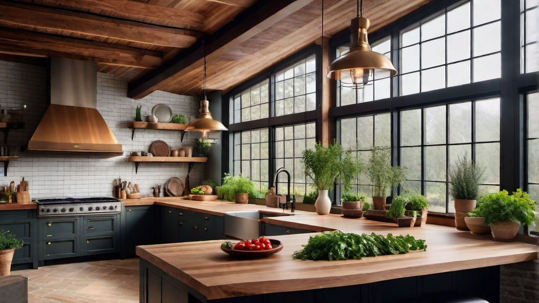 Organic Touch: Bringing Nature Inside a Farmhouse Kitchen
