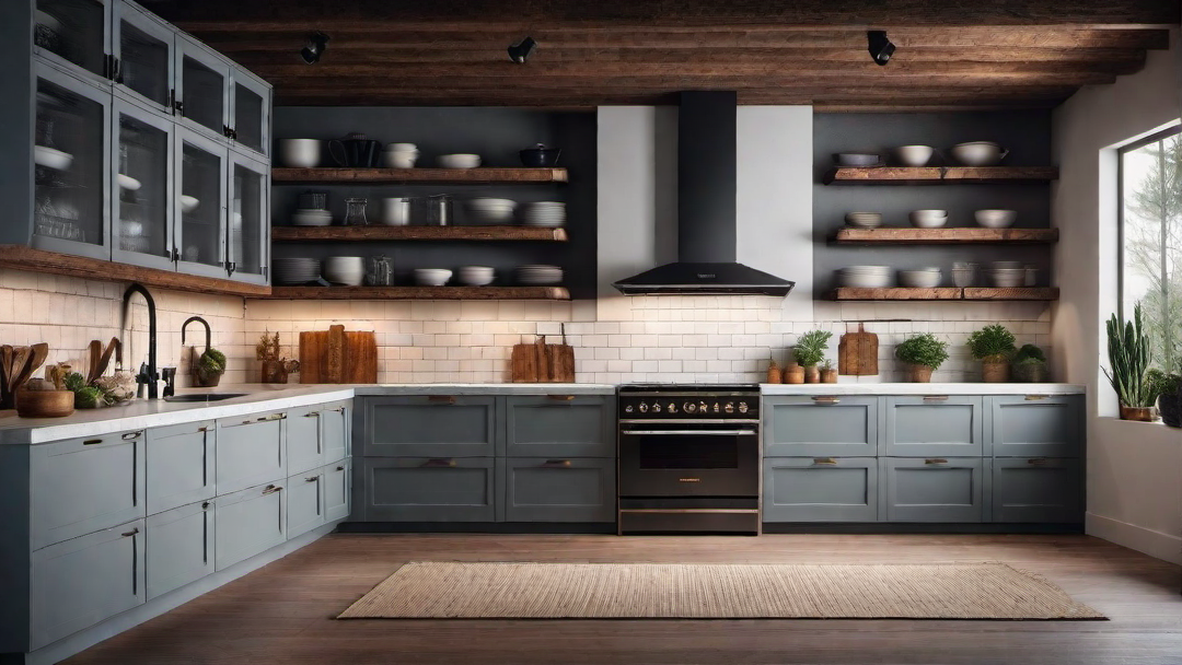 Functional Beauty: Efficient Storage Solutions in a Farmhouse Kitchen