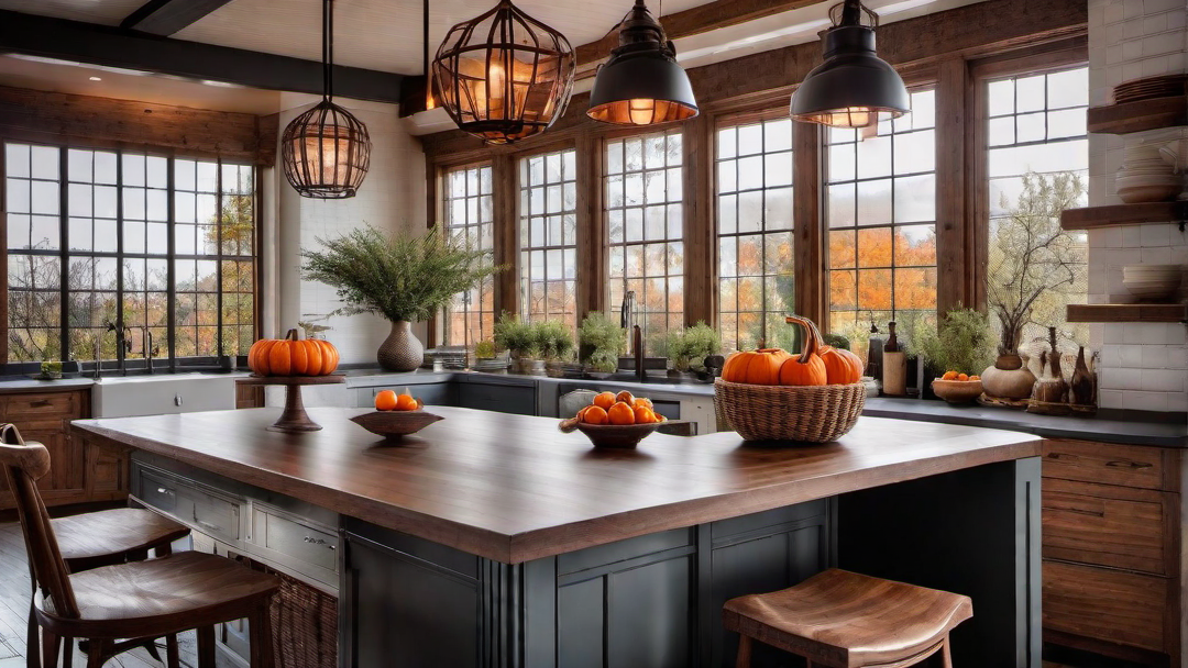 Harvest Season: Autumn-inspired Decor for a Farmhouse Kitchen