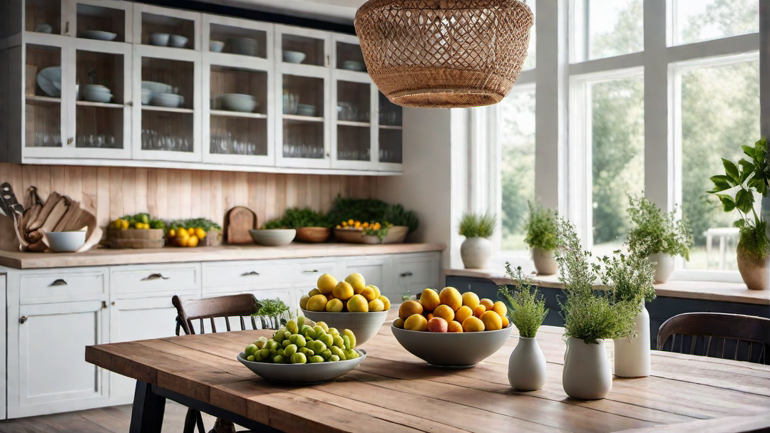 Summer Fresh: Light and Airy Summer Decor in a Farmhouse Kitchen