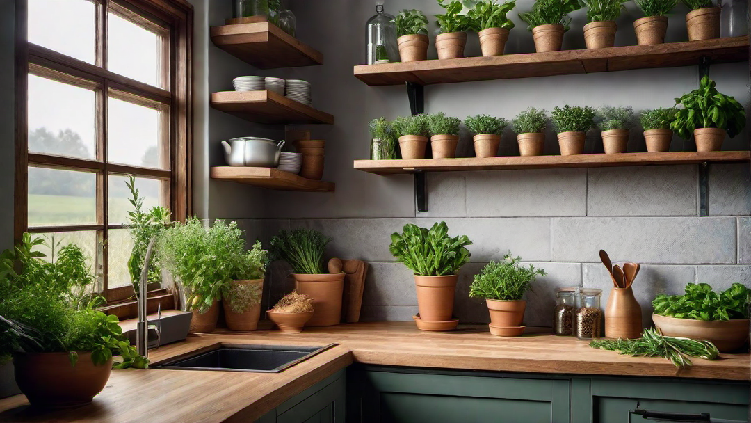Farmhouse Herb Garden: Growing Fresh Herbs for Cooking in Your Kitchen