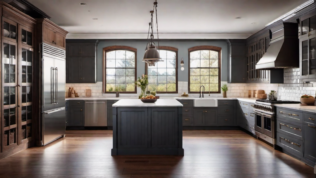 Farmhouse Feel: Traditional Kitchen with Apron Front Sink