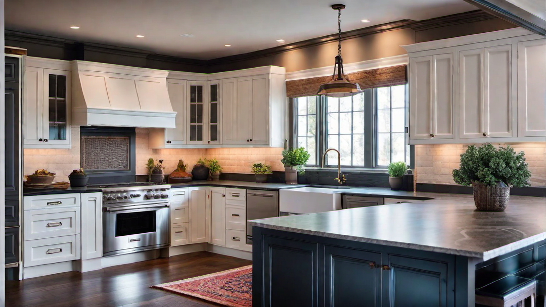 Effortless Charm: Traditional Kitchen with Window Seat