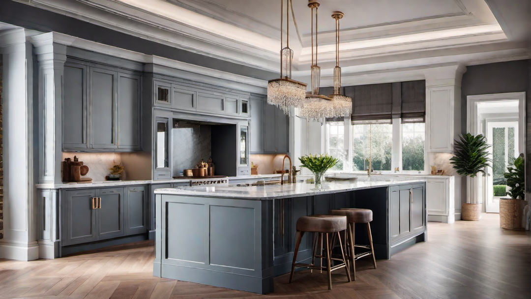 Glamorous Touch: Traditional Kitchen with Crystal Hardware