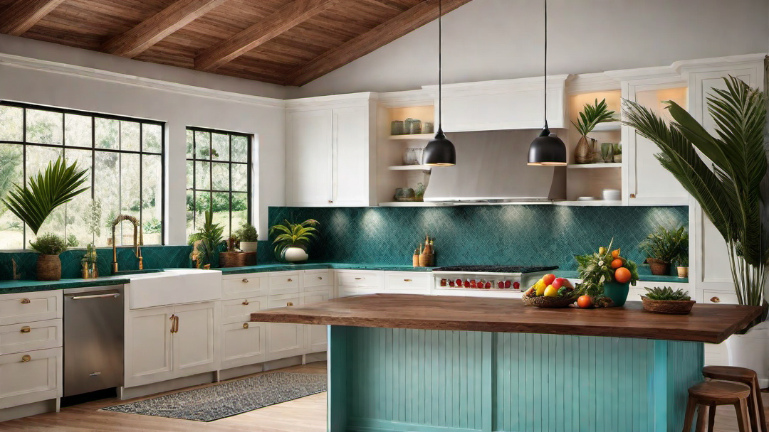 Island Paradise: Traditional Kitchen with Tropical Vibes