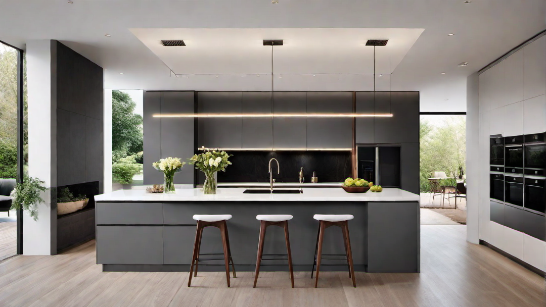 Family-Friendly Layout: Functional and Sleek Kitchen for Busy Homes