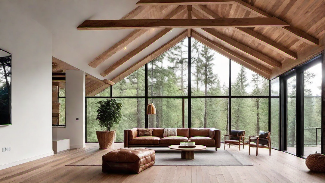 Lofty Ceilings with Exposed Wooden Beams