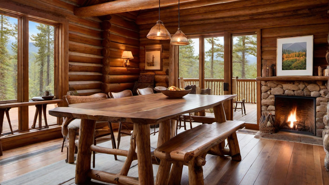 Artwork that Complements Log Cabin Interiors
