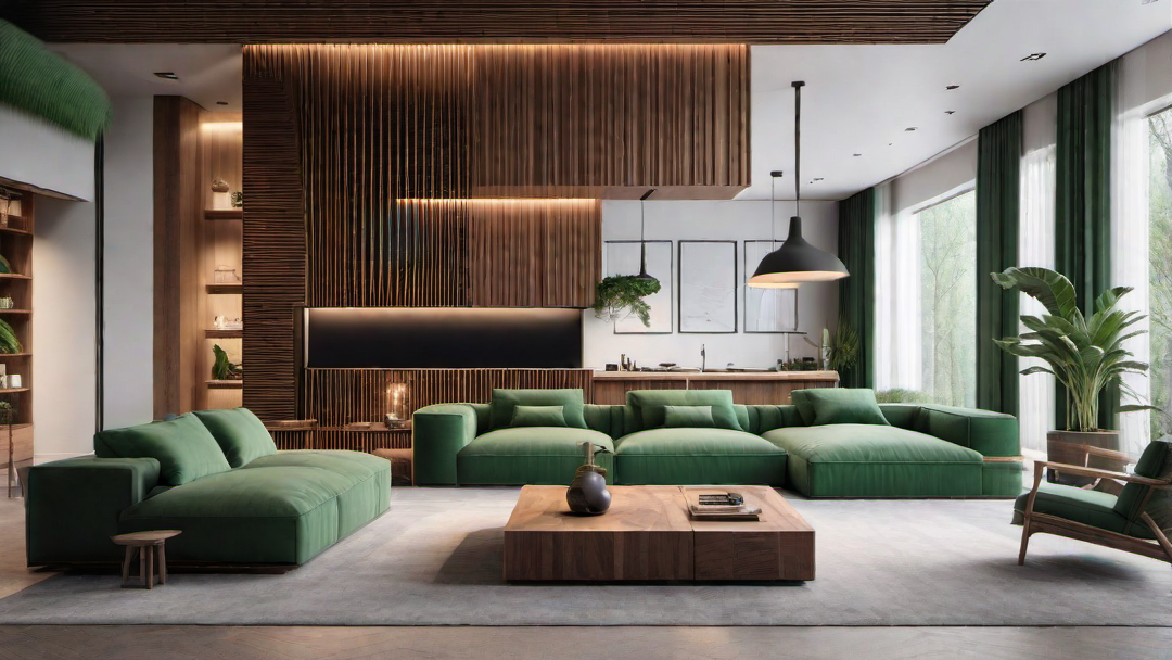 Contemporary Style: Green LED Lighting