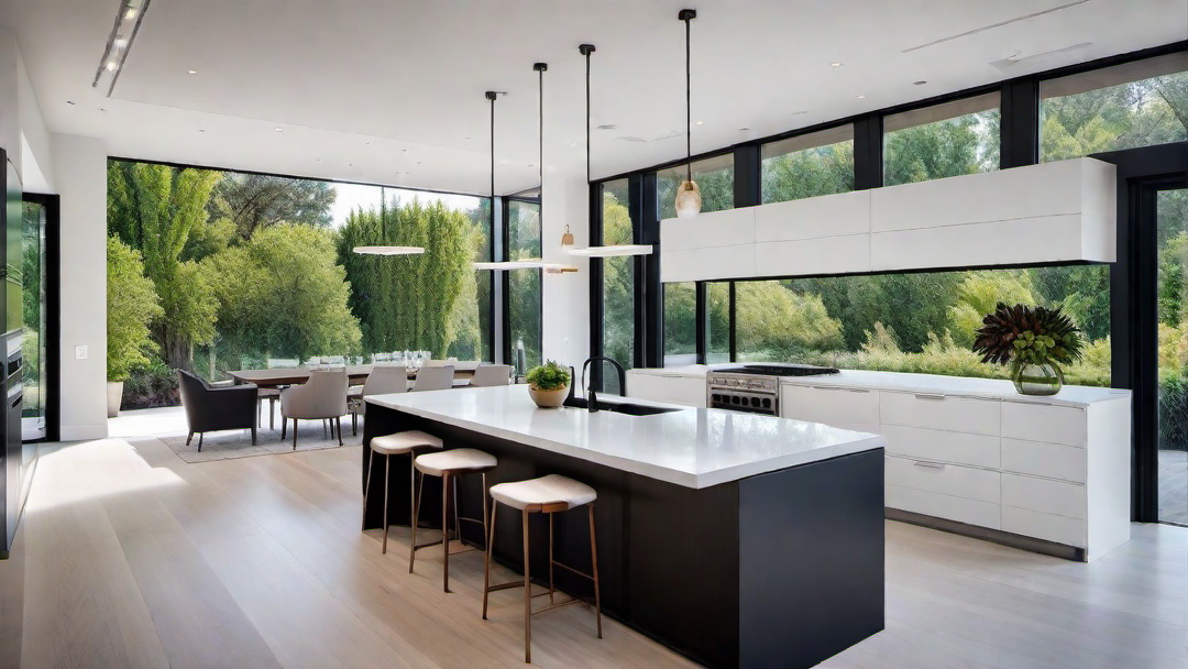 Bright and Airy: Sleek Kitchen with Natural Light