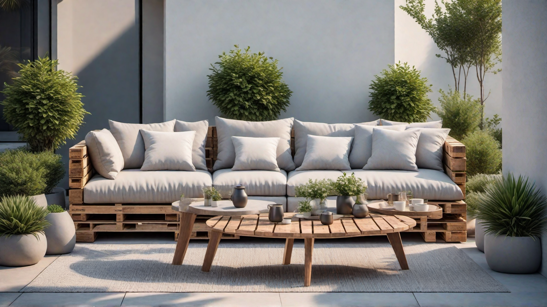 Minimalist Pallet Sofa Design