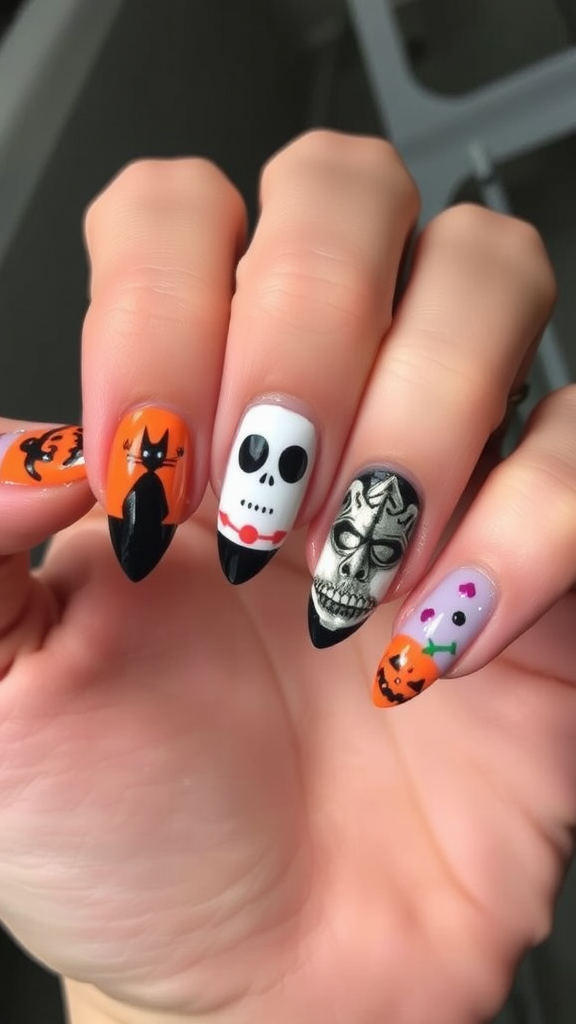 Funky Monster Nail Designs