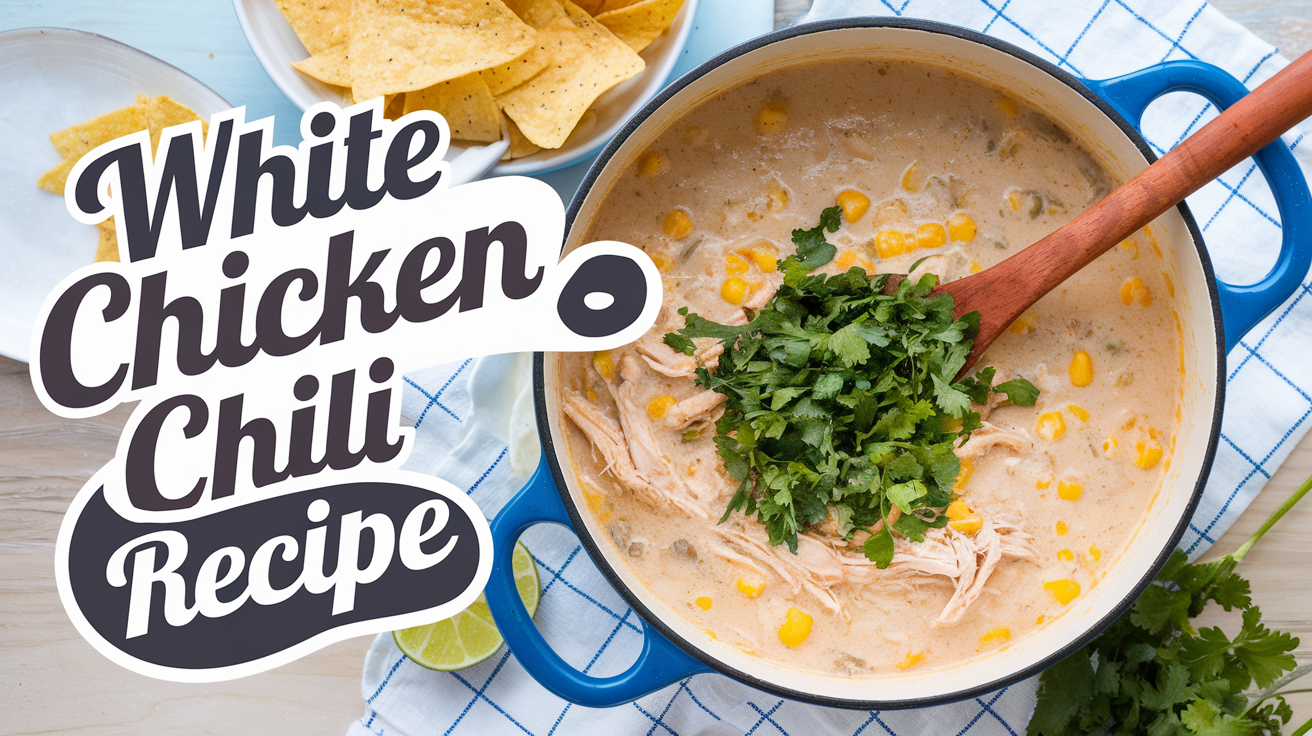 white chicken chili recipe header